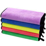 HULIANFU Pet Towel Bath Absorbent Towel Soft Lint-free Dogs Cats Bath Towels Absorbent Quick-drying Small ThickTowel Special Pet Products