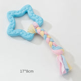 HULIANFU Washable Rope Dog Toy Bite Resistant Pet Dog Chew Toys for Small Dogs Cleaning Teeth Interactive Dogs Toys Pet Accessories