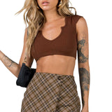 Hulianfu Women Y2k Crop Tops Short Sleeve Baby Tees for Teen Girls Summer Slim Fit Cropped Sweet T-Shirt Streetwear