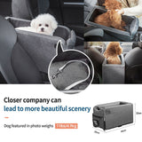 HULIANFU Portable Cat Dog Bed Travel Central Control Car Safety Pet Seat Transport Dog Carrier Protector For Small Dog Chihuahua Teddy
