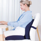HULIANFU Memory Foam Seat Cushion Orthopedic Pillow Office Chair Cushion Lumbar Cushions Car Seat Butt Hemorrhoid Coccyx Vertebra Sets