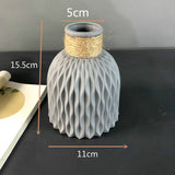 HULIANFU Plastic Vases Flower Pot Home Anti-ceramic Storage Bottle Wedding Decorations Rattan-like Unbreakable Creative Simplicity