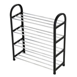 HULIANFU Shoe Rack Aluminum Metal Standing Shoe Rack DIY Shoes Storage Shelf Home Organizer Accessories Shoe Rack