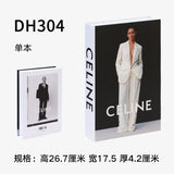 HULIANFU Ins Fashion Fake Books for Decoration Home Decor Coffee Table Book Simulation Prop Book Model Hotel Room Unopenable Box Book