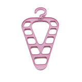 HULIANFU Multi-port Rack Support Hangers Clothes Drying Rack Multifunction Plastic Storage Hangers Clothes Organizer Space Saving Hanger