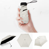 HULIANFU Umbrella Sun Rain Women Flat Lightweight Umbrella Parasol Folding Sun Umbrella Mini Umbrella Small Size Easily Store Parasol