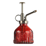 HULIANFU Retro Glass Watering Spray Bottle High-Atomization Nozzle for Garden Plants Leak-Proof 200ML Flower Plant Mister
