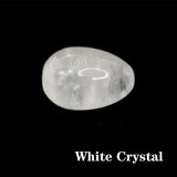 HULIANFU Natural Crystal Stone Egg Polished Agate Quartz Obsidian Minerale Jewelry Transfer Home Decoration Healing Craft DIY Gift Toy