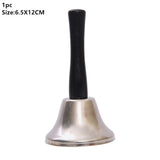 HULIANFU 2023 Christmas Hand Bell Bauble Jingle Bells Gold School Handbell Restaurant Supplies Xmas Noel New Year 2023 Adornos De Navidad