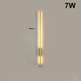 HULIANFU Led Wall Lamp Long Wall Light Decor For Home Bedroom Living Room Surface mounted Sofa background Wall Sconce Lighting Fixture