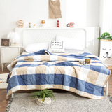 HULIANFU PEIDUO Anti-Mite Summer Cool Quilt Cartoon Thin Quilt Washable Lightweight Duvet Insert 100% Goose Down Filling Double Student