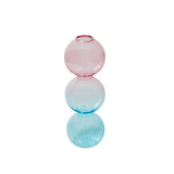 HULIANFU Nordic Creative Glass Bubble Vase Flower Arrangement Spherical Art Flower Ornaments Vases Decoration Home Birthday Gift