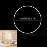 HULIANFU Round Balloon Arch Kit Holder Bow of Balloon Circle Wreath Balloon Stand Wedding Decoration mariage Ballon Anniversaire