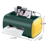 HULIANFU Paper Box Home Living Room Coffee Table Creative Multi-function Remote Control Storage Tissue Box Desktop Modern Style TissueBox