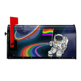 HULIANFU Rainbow Lucky Cute Cat Chinese Panda Magnetic Waterproof Sunscreen American Standard&amp;Large Size Mailbox Protective Covers