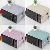 HULIANFU Nordic Cloth Towel Oven Cover Microwave Cover Printed Microwave Oven Dust Proof Cover  Home Decor Elegant Kitchen Tools