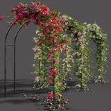 HULIANFU Metal Wedding Arch Stackable DIY Arch for Prop Supplies Decoration Easy Assembly Rose Gates Balloon Archway Arbours Party Decor