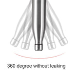 HULIANFU Travel Drinking Kettle Outdoor Sport Water Bottle 500ml Double Wall Stainles Steel Thermos Cup Leakproof Insulated Vacuum Flask