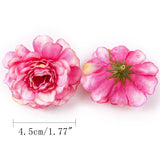 HULIANFU 2023 Silk Rose Artificial Flowers 5cm Fake Flowers Head For Home Decor Bedroom Wedding Marriage Decoration DIY Bride Wreath Accessory