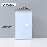 HULIANFU Photocard Holder Collection Album Idol Chasing Star Binder Photocards Collection Book Large-capacity Ticket Card Book Card Bag