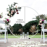 HULIANFU Ring Balloon Arch Stand DIY Background Balloon Holder Circle Ballon Column Base Baby Shower Birthday Wedding Party Decor