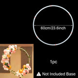 HULIANFU Ring Balloon Arch Stand DIY Background Balloon Holder Circle Ballon Column Base Baby Shower Birthday Wedding Party Decor