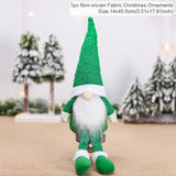 HULIANFU Santa Claus Christmas Doll Merry Christmas Decorations for Home Elk Christmas Ornaments Xmas Tree Decor  Navidad Natal Gifts