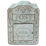 HULIANFU Outdoor Metal Mailbox For Storing Messages Leaving Message Decorate Your Home and Office Retro Rustic Mailbox