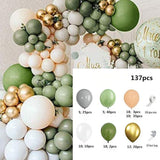 HULIANFU Macaron Orange Balloon Arch Garland Kit Happy Birthday Balloon Decoration Baby Shower Party Wedding Valentine Party Supplies