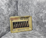 HULIANFU Metal Rolling Tray Portable Rolling Plate for Smoking-180*125mm/7*5in