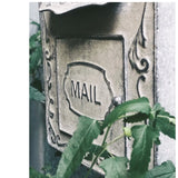 HULIANFU Outdoor Metal Mailbox For Storing Messages Leaving Message Decorate Your Home and Office Retro Rustic Mailbox