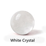 HULIANFU Natural Stone Quartz Polished Crystal Ball Energy Reiki Healing Gift Home Decor Chakra Feng Shui Ornament Mineral Specimen Balll