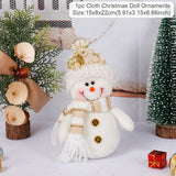HULIANFU Santa Claus Christmas Doll Merry Christmas Decorations for Home Elk Christmas Ornaments Xmas Tree Decor  Navidad Natal Gifts