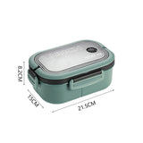 HULIANFU Kawaii Portable Lunch Box For Girls School Kids Plastic Picnic Bento Box Microwave Food Box With Compartments Storage Containers