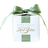 HULIANFU Wedding Favors Gift Box Souvenirs Gift Box With Ribbon Candy Boxes For Christening Baby Shower Birthday Event Party Supplies