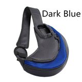 HULIANFU Pet Puppy Carrier S/L Outdoor Travel Dog Shoulder Bag Mesh Oxford Single Comfort Sling Handbag Tote Pouch