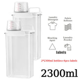 HULIANFU Multi-Use Laundry Powder Detergent Dispenser Food Grains Rice Storage Container Pour Spout Measuring Cup Detergent Box