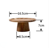 HULIANFU Japanese style Wooden plate Food fruit dessert plates For home sushi cake stand Wooden tray decoration Wood Dish tableware gift