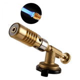 HULIANFU Portable Gas Torch Butane Gas Welding Torch Cooking Blow Torch Copper Gun Torch Butane Lighter Heating Welding Ignition Lighter