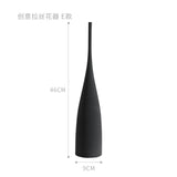 HULIANFU Jingdezhen Modern Minimalist Handmade Art Zen Vase Ceramic Ornaments Living Room Model Home Decoration
