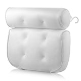 HULIANFU SPA Bath Pillow Bathtub Pillow with Suction Cups Neck Back Support Thickened Bath Pillow for Home Spa Tub Bathroom Accessories