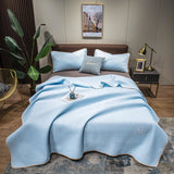 HULIANFU Summer Cooling Blanket Air Condition Comforter Quilt Lightweight And Breathable Knitting Sofa Bed Blankets 150*200/200*230cm