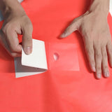 HULIANFU Waterproof Transparent Self Adhesive Nylon Sticker Cloth Patches Outdoor Tent Jacket Repair Tape Not easy to break Patch tool