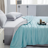 HULIANFU Peter Khanun Cooling Blankets Smooth Air Condition Comforter Lightweight Summer Quilt with Double Side Cold &amp; Cooling Fabric
