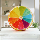 HULIANFU Thicken Fruit Design Round Soft Plush Cushion Tatami Office Chair Cushion Kindergarten Cartoon Cute Seat Pad