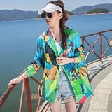 Hulianfu Female Summer New Camouflage Thin Sun Protection Clothing Women Short Anti-Ultraviolet Korean Sun Protection Clothing