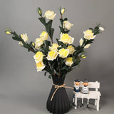 HULIANFU Plastic Vases Flower Pot Home Anti-ceramic Storage Bottle Wedding Decorations Rattan-like Unbreakable Creative Simplicity