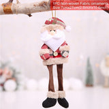 HULIANFU Santa Claus Christmas Doll Merry Christmas Decorations for Home Elk Christmas Ornaments Xmas Tree Decor  Navidad Natal Gifts