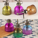 HULIANFU Retro Glass Watering Spray Bottle High-Atomization Nozzle for Garden Plants Leak-Proof 200ML Flower Plant Mister