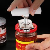 HULIANFU Kitchen Accessories Jar  Opener Beer Bottle  Can Gap Lids Off Easily Adjustable Size Stainless Steel Aluminium Alloy